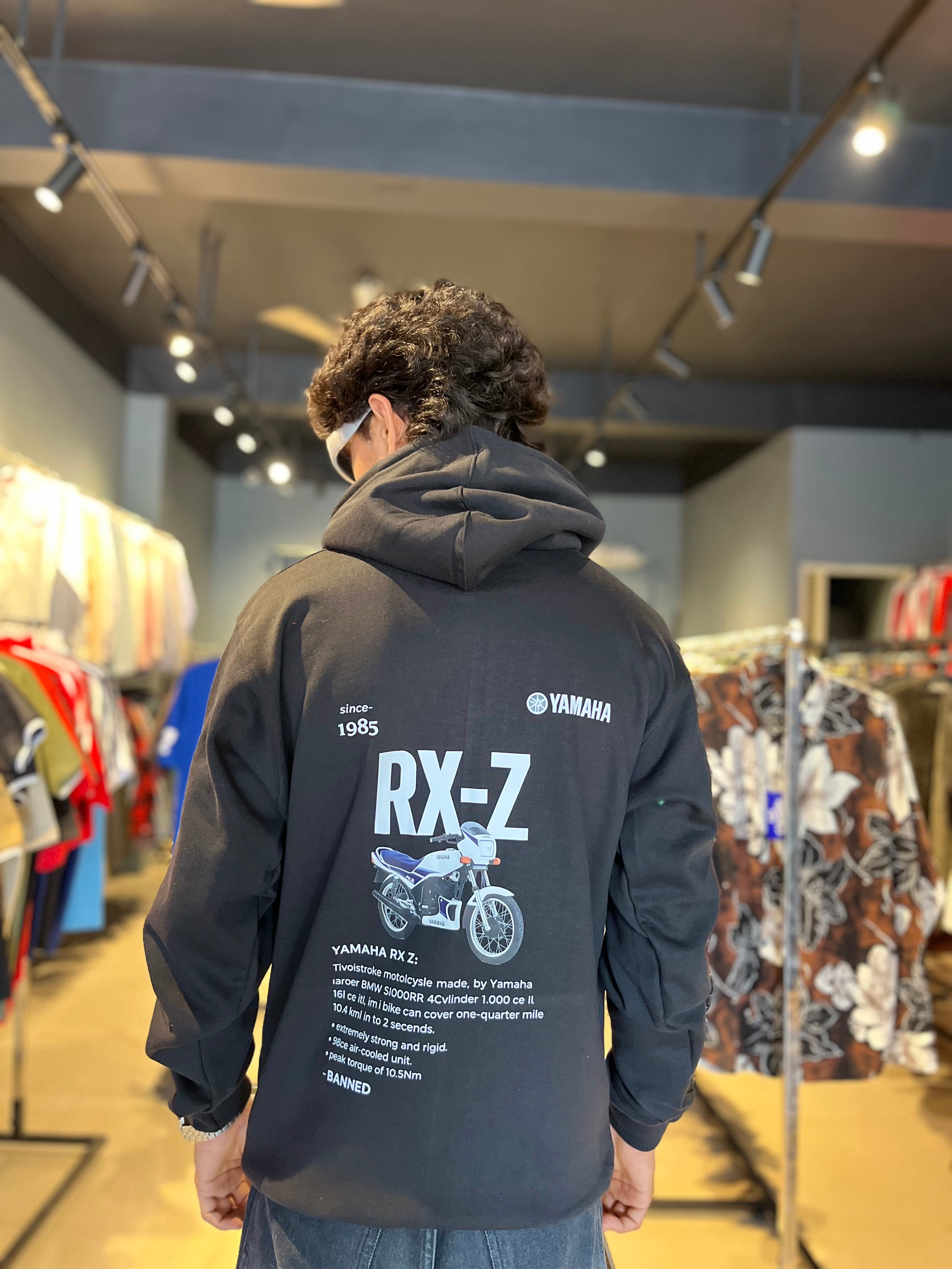 Rx z black colour hoodie